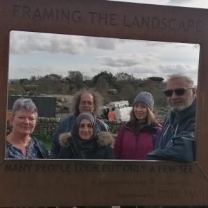 Brimham Rocks with Saima